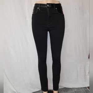 Abercrombie & Fitch Women's High Rise Black Jeans Size 27